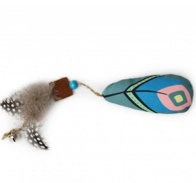 Juguete Para Gatos Con Pluma Y Catnip - Brnx
