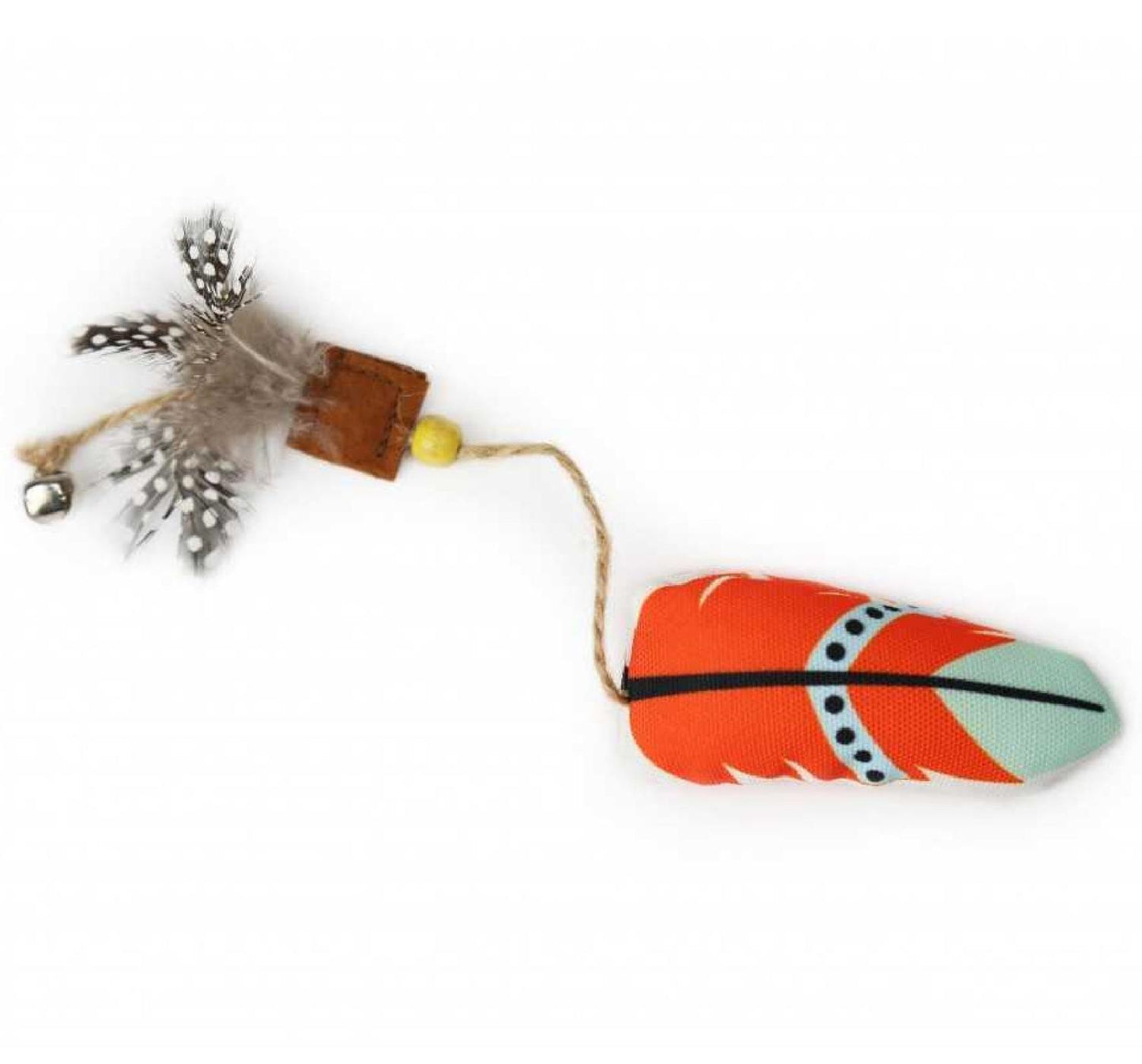 Juguete Para Gatos Con Pluma Y Catnip - Brnx