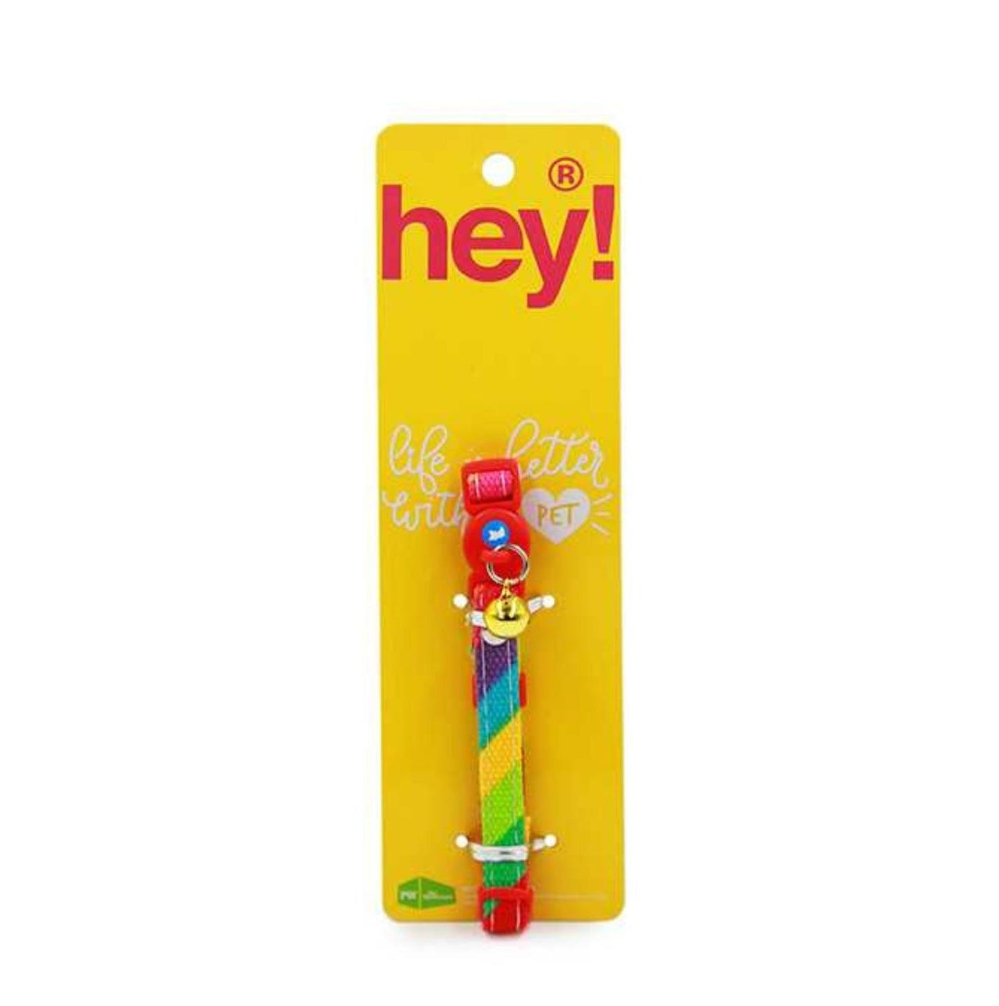 Collar Para Gatos Ajustable Con Brche De Seguridad - Hey!