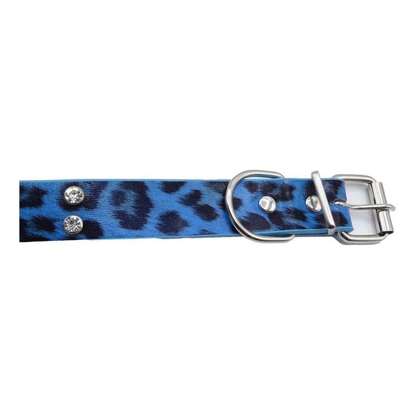 Collar Para Perro Animal Print Con Tachas Brillante 52x2.5