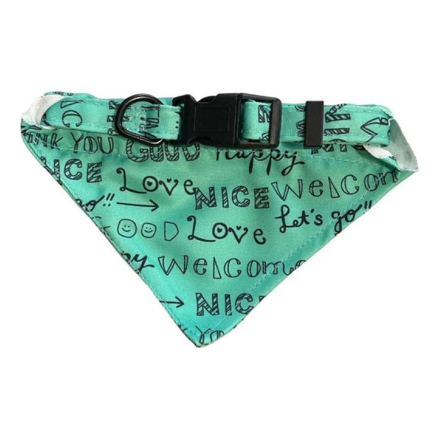 Collar Tipo Bandana Ajustable Para Mascotas 34cm