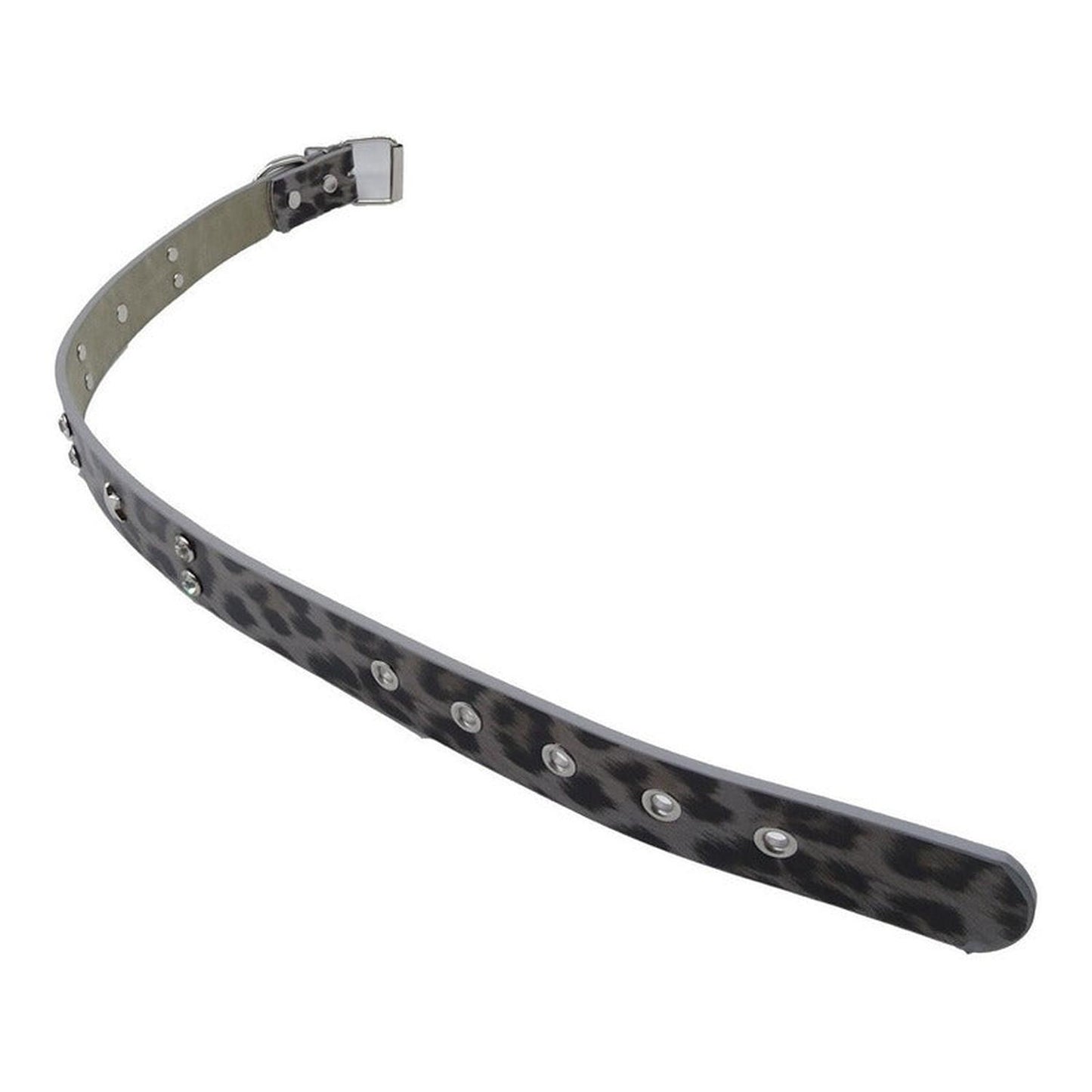 Collar Para Perro Animal Print Con Tachas Brillante 52x2.5