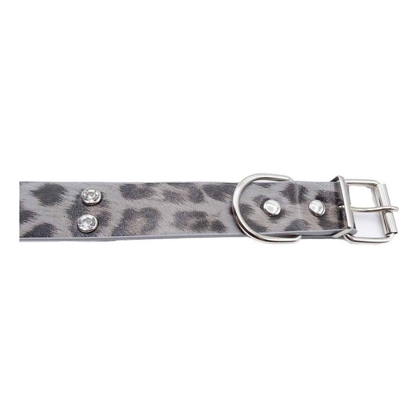 Collar Para Perro Animal Print Con Tachas Brillante 52x2.5