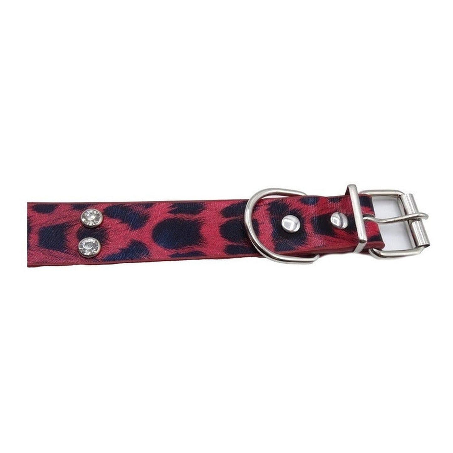 Collar Para Perro Animal Print Con Tachas Brillante 52x2.5