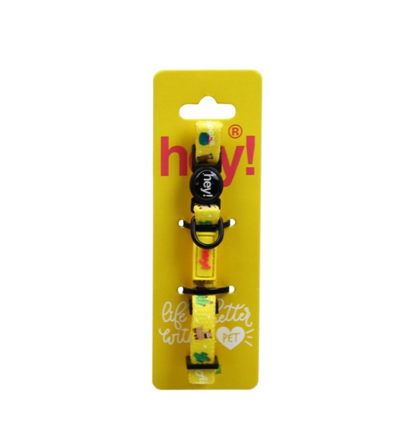 Collar Para Gatos Con Broche De Seguridad 18 - 28 Cm - Hey!
