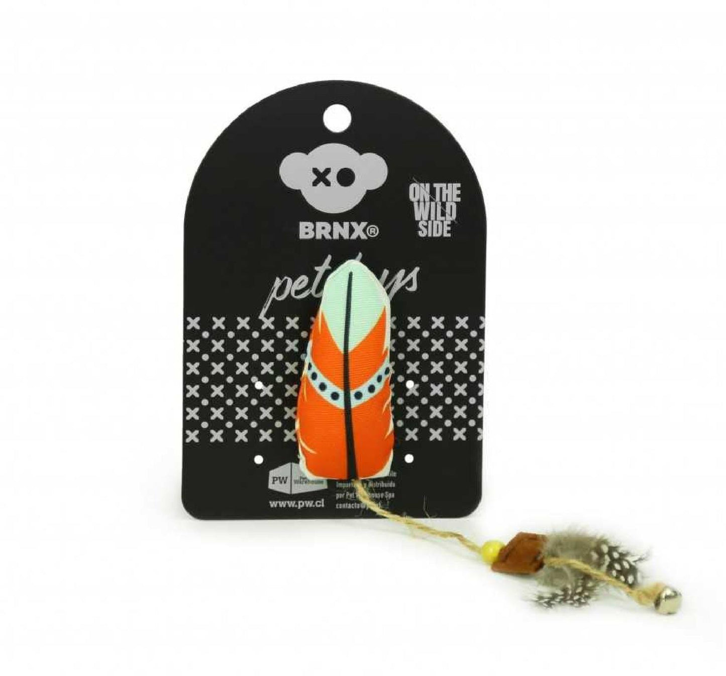 Juguete Para Gatos Con Pluma Y Catnip - Brnx