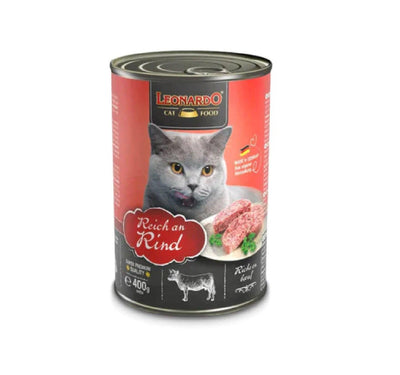 Alimento Leonardo Para Gato Sabor Ternera