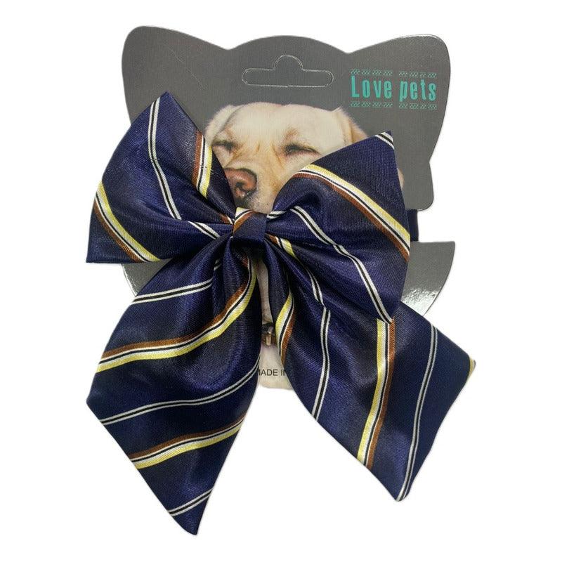 Collar Con Corbatín De Lazo Ajustable Para Mascotas