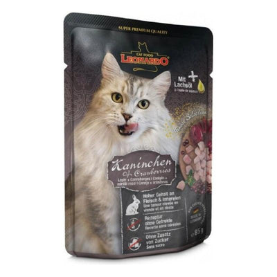 Alimento Leonardo Sabor Conejo Y Arandanos - Pouch 85 G