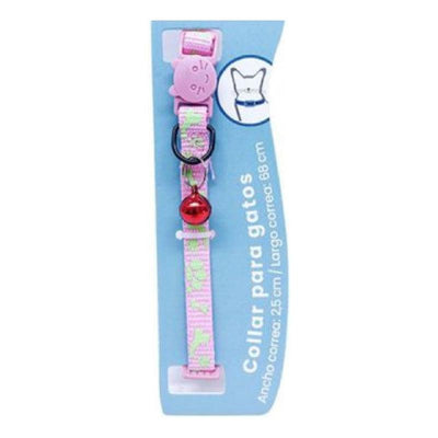 Collar Con Cascabel Y Broche Especial Para Gatos