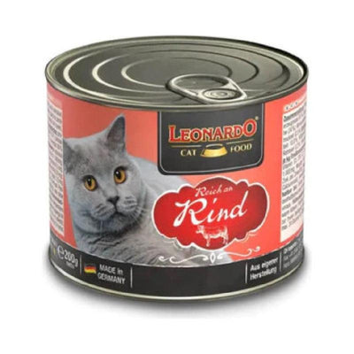 Alimento Leonardo Para Gato Sabor Ternera