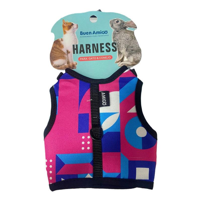 Arnes Con Velcro Y Broche Para Perros Y Gatos Pequeños