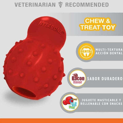 Juguete Cono Nylabone Sabor Tocino Para Perros - Nylabone