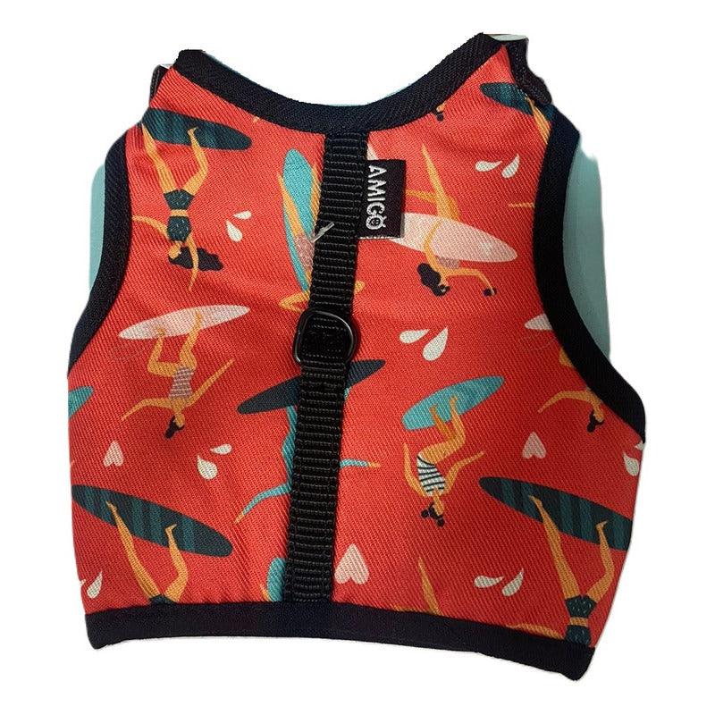 Arnes Con Velcro Y Broche Para Perros Y Gatos Pequeños