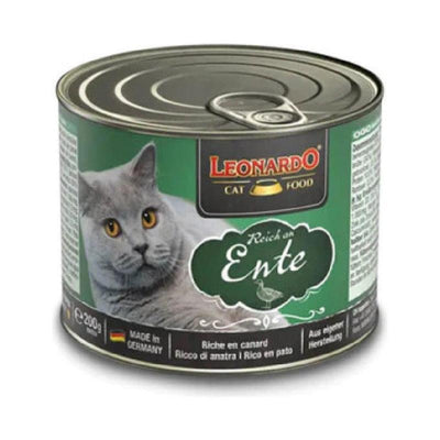 Alimento Leonardo Para Gato Sabor Pato