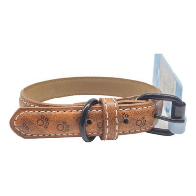 Collar Para Perro Reforzado Con Diseño De Patita 44x2.5cm