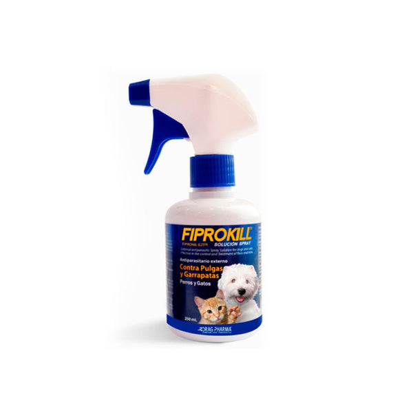 Fiprokill Spray 25% 250 ml Antiparasitario Externo – Vinipets