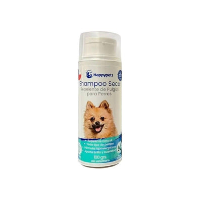 Shampoo En Seco Repelente De Pulgas Para Perros 100gr