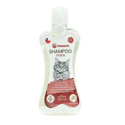 Shampoo Para Gatos Happy Pets Aroma Avena 250 Ml