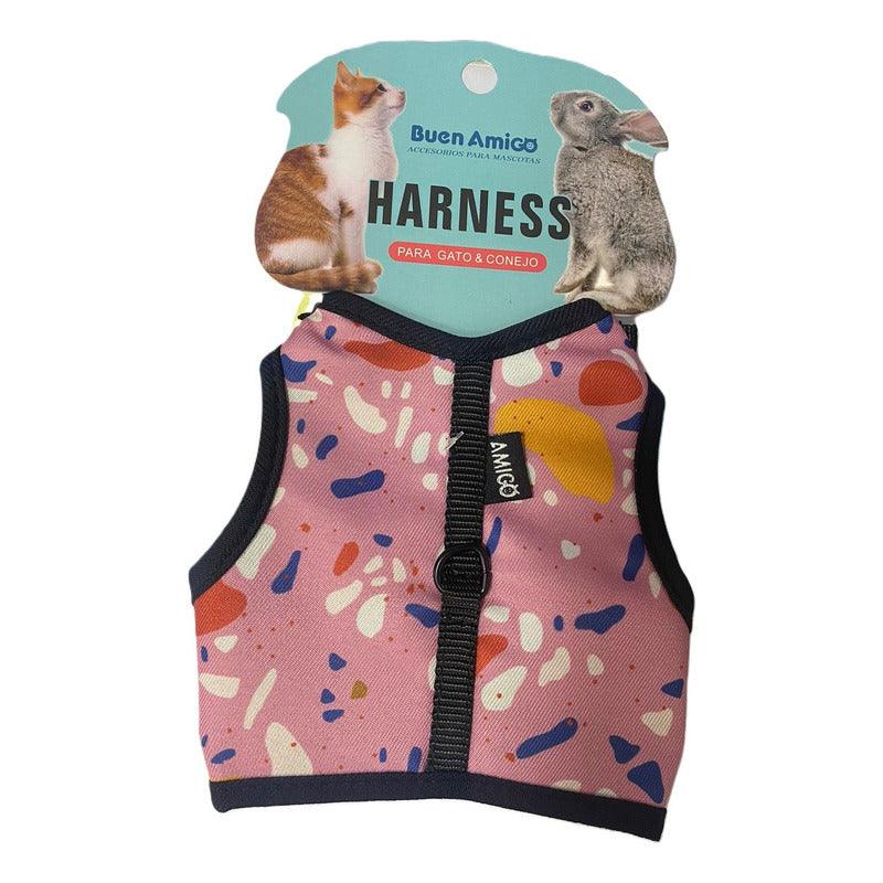 Arnes Con Velcro Y Broche Para Perros Y Gatos Pequeños